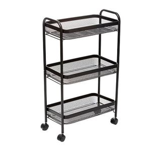 KUHINJSKO POLIČNO STOJALO FIVE KUHINJSKI VOZIČEK MAYAJ ČRNA KUHINJSKO POLIČNO STOJALO FIVE KUHINJSKI VOZIČEK MAYAJ ČRNA