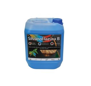 TANKOSLOJNI PREMAZ SILVANOL LAZURA B ŠT. 5 5 KG EBENOVINA ' ČRNA