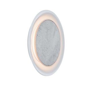 VGRADNA STENSKA SVETILKA LED NEORDIC1X2.5W WW BETON / BELA MAT