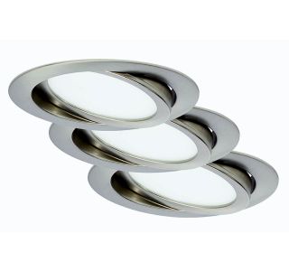 LED PANEL FLAT-IN 3X9W NW FI 140MM, NIKEL MAT, GIB. LED PANEL FLAT-IN 3X9W NW FI 140MM, NIKEL MAT, GIB.
