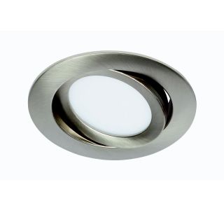 LED PANEL FLAT-IN 7W NW FI 106MM, NIKEL MAT, GIB. LED PANEL FLAT-IN 7W NW FI 106MM, NIKEL MAT, GIB.