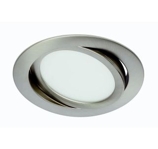 LED PANEL FLAT-IN 9W NW FI 140MM, NIKEL MAT, GIB. LED PANEL FLAT-IN 9W NW FI 140MM, NIKEL MAT, GIB.