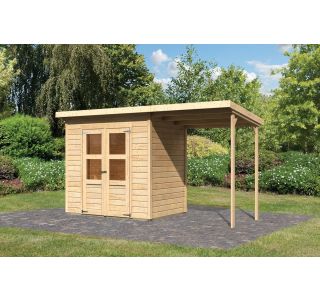 LESENA VRTNA HIŠKA KARIBU MERSEBURG 3 Z NADSTREŠKOM 212X219 154X166 LES 14MM LESENA VRTNA HIŠKA KARIBU MERSEBURG 3 Z NADSTREŠKOM 212X219 154X166 LES 14MM