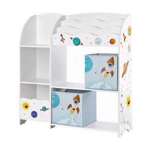 LESENI REGAL SONGMICS ORGANIZATOR IGRAČ IN KNJIG GKR42WT