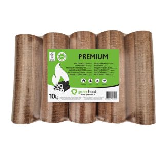 LESNI BRIKETI GREENHEAT GREENHEAT 10 KG PVC PREMIUM