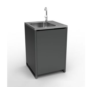 LETNA KUHINJA NATERIAL NATERIAL EUROPA 60X60 ALU, KORITO IN PIPA