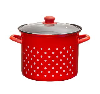 LONEC / KOZICA EMO LONEC 24 CM 9 LIT S S STEKLENIM POKROVOM