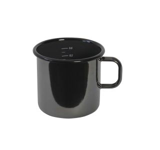 LONEC / KOZICA METALAC LONEC 0.8 L 10 CM Z MERILNO SKALO METALIK