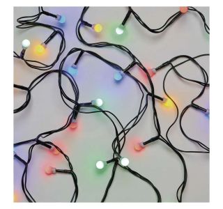 LUČKE EMOS LED KROGLICE 8M ZUN./NOT. MULTICOLOR, PROGR., ČAS.