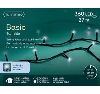 LUČKE LUMINEO BASIC 360L, HLADN. BELA Č 2700 CM, 8 FUNK., UTRIP.