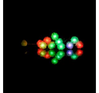 LUČKE MQ 10 LED RGB KROGLICE JEŽKI NA BATERIJE (3XAAA) LUČKE MQ 10 LED RGB KROGLICE JEŽKI NA BATERIJE (3XAAA)