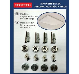 MAGNETNI SET ZA STROPNO MONTAŽO IR PANELOV - P SERIJE