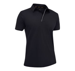 MEN'S SS POLO L ČRNA