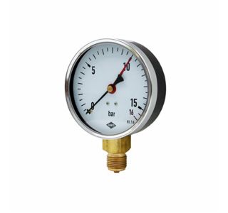 MANOMETER JAKO 80 0-16 BAR 12.7 MM (1/2)