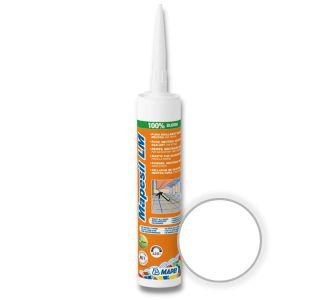 SILIKONSKA TESNILNA MASA MAPEI MAPESIL LM 100 BELA 310 ML
