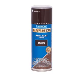 MASTON BARVNI SPREJ HAMMER GLADEK EFEKT RJAVI 400ML MASTON BARVNI SPREJ HAMMER GLADEK EFEKT RJAVI 400ML