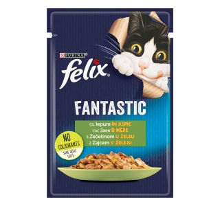 MOKRA HRANA ZA MAČKA FELIX ZAJEC 85G