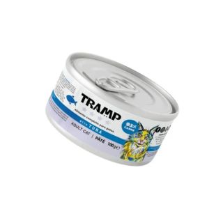 MOKRA HRANA ZA MAČKE TRAMP 4* CAT PATE WITH TUNA PURANJA PAŠTETA ZA ODRASLE MAČKE S TUNO, 16 X 100 G MOKRA HRANA ZA MAČKE TRAMP 4* CAT PATE WITH TUNA PURANJA PAŠTETA ZA ODRASLE MAČKE S TUNO, 16 X 100 G