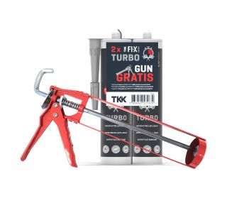MONTAŽNO LEPILO FIX SET EXPERT 2X TURBO 290ML + PIŠTOLA GRATIS MONTAŽNO LEPILO FIX SET EXPERT 2X TURBO 290ML + PIŠTOLA GRATIS