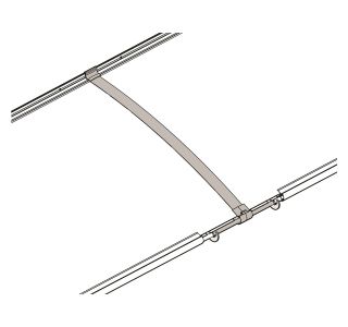 VEZNI ČLEN PALRAM CANOPY AQUILA EZ LINK-ANTRACIT