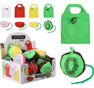 NAKUPOVALNA VREČKA EH TEKSTILNA V OBLIKI SADJA, SORTIRANO