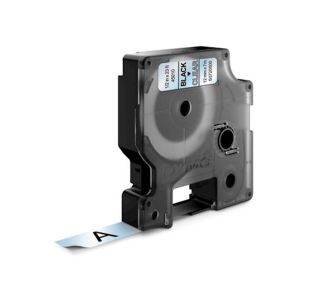 NALEPKE IN TRAKOVI DYMO D1 TRAK 12 MM ČRNA NA POZORNI, 450100