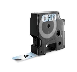 NALEPKE IN TRAKOVI DYMO D1 TRAK 19 MM ČRNA NA PROZORNI, 45800