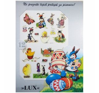 NALEPKE ZA PIRHE BERČON LUX BLOK SORTIRANO NALEPKE ZA PIRHE