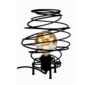 NAMIZNA SVETILKA BLACK STEEL 1XE27, SPIRAL NAMIZNA SVETILKA BLACK STEEL 1XE27, SPIRAL