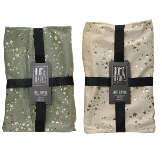 NAMIZNI TEKAČ DECORIS ZELENO ZLAT 32X150 CM. SORT