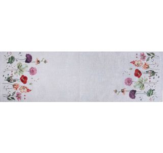 NAMIZNI TEKAČ URH MIRO 40X140 CM POLJSKO CVETJE VEZEN