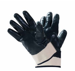 GUMENE ROKAVICE IDEAL-T NBR TFCB ŠT.10 MANŠETA MODRA/BELA