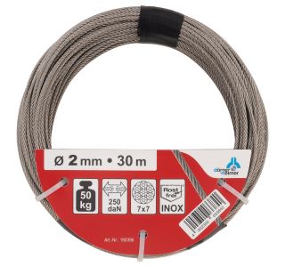 VEČNAMENSKA VRV DÖRNER + HELMER NERJAVNA 2 MM 30 M A2