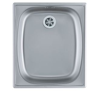 NERJAVNO POMIVALNO KORITO ALVEUS BASIC 10, SATIN 380X440 MM
