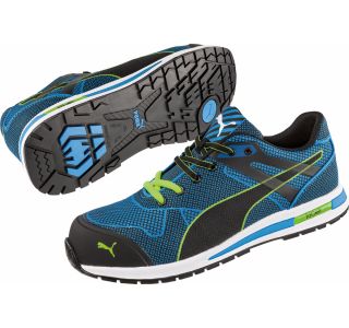 NIZKI DELOVNI ČEVLJI PUMA BLAZE KNIT LOW ŠT.40 S1P HRO SRC, MODER