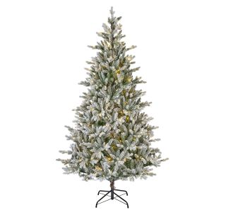 NOVOLETNA JELKA EVERLANDS 210 CM ZASNEŽENA, LED 430 L, ALLISON PINE