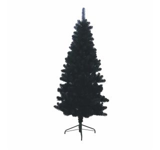 NOVOLETNA JELKA SLIM LINE 185 CM ČRNA