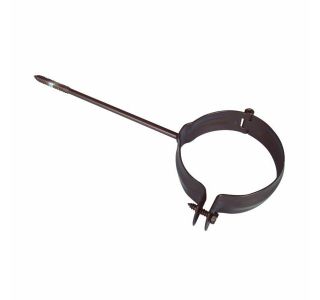 OBJEMKA ZA ŽLEB ŠUŠTERŠIČ FI 10 CM POCINKANA RJAVA KRATKA