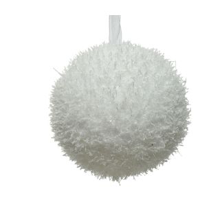 KROGLA, 8 CM, BELA