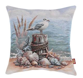 OKRASNI VZGLAVNIK URH 2-VANJA 45X45 GALEB VEZEN OKRASNI VZGLAVNIK URH 2-VANJA 45X45 GALEB VEZEN