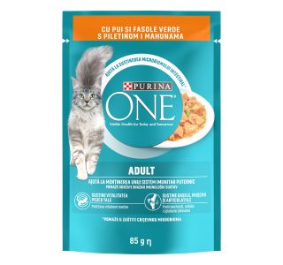 ONE MOKRA HRANA ADULT PIŠČ. IN STROČ. FIŽ. 85G ONE MOKRA HRANA ADULT PIŠČ. IN STROČ. FIŽ. 85G