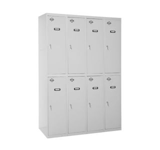 ORODNA OMARA-KRILNA VRATA SIMONRACK 1800X1200X500MM 4/8 GARDEROBNA, SIVA