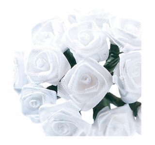 PAPIR, FILC, PENA, KREP RAYHER SATEN VRTNICE BELE ŠOPEK 12 KOM, 12 MM PAPIR, FILC, PENA, KREP RAYHER SATEN VRTNICE BELE ŠOPEK 12 KOM, 12 MM
