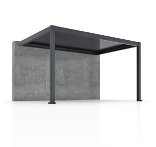 PERGOLA BELLANO BIOKLIMATSKA MOTORIZIRANA 4X3 M -PRITRJENA V STENO
