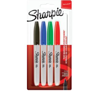 PERMANENTNI FLOMASTER SHARPIE MARKER SHARPIE FINE 4/1 BASIC
