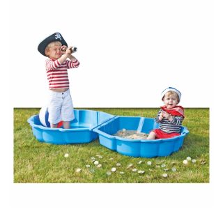 PESKOVNIK PARADISO PESKOVNIK ŠKOLJKA 87X77.7X18CM, MODRA