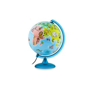 GLOBUS TECNODIDATTICA 25 CM MAPPA E MOND ANG MS6