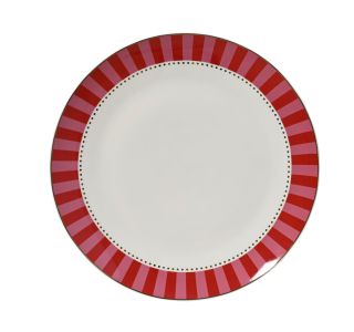 PLITVI KROŽNIK DIA26.70-L17.30-H2.70CM ZLATI DETAJLI RDEČ VZOREC PLITVI KROŽNIK DIA26.70-L17.30-H2.70CM ZLATI DETAJLI RDEČ VZOREC