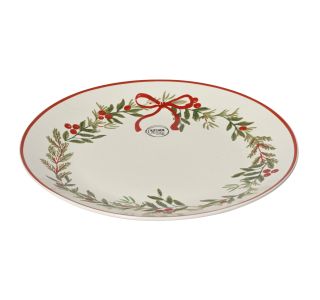 PLITVI KROŽNIK KAEMINGK 27 CM BOŽIČNI VENČEK PLITVI KROŽNIK KAEMINGK 27 CM BOŽIČNI VENČEK
