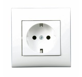 PODOMETNA VTIČNICA BIVA VARNOSTNA BELA, VIJAČNA